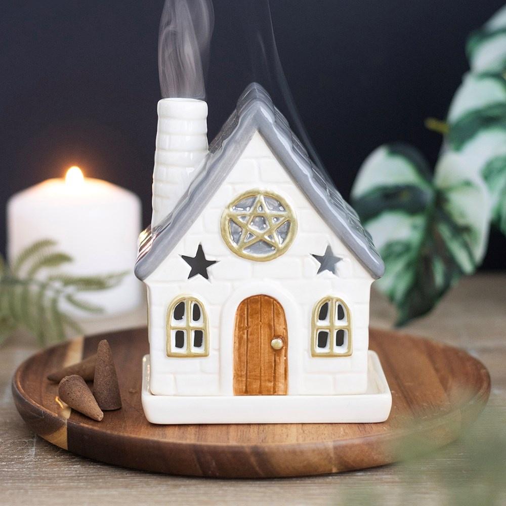 Something Different - Stone Cottage Incense Cone Holder Incense holder - Multicolours